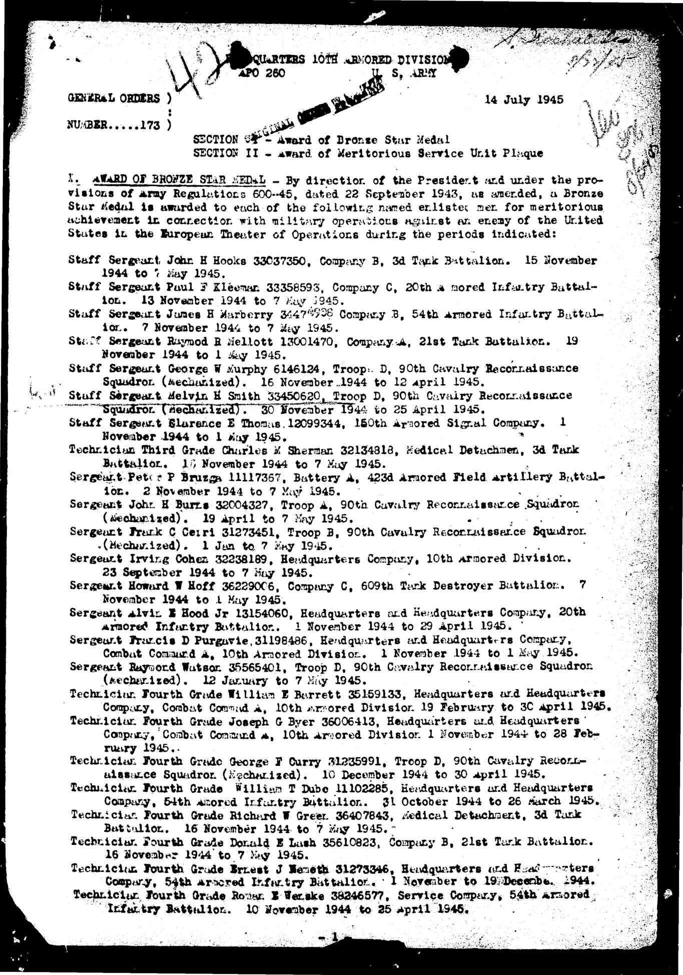 scanned record
