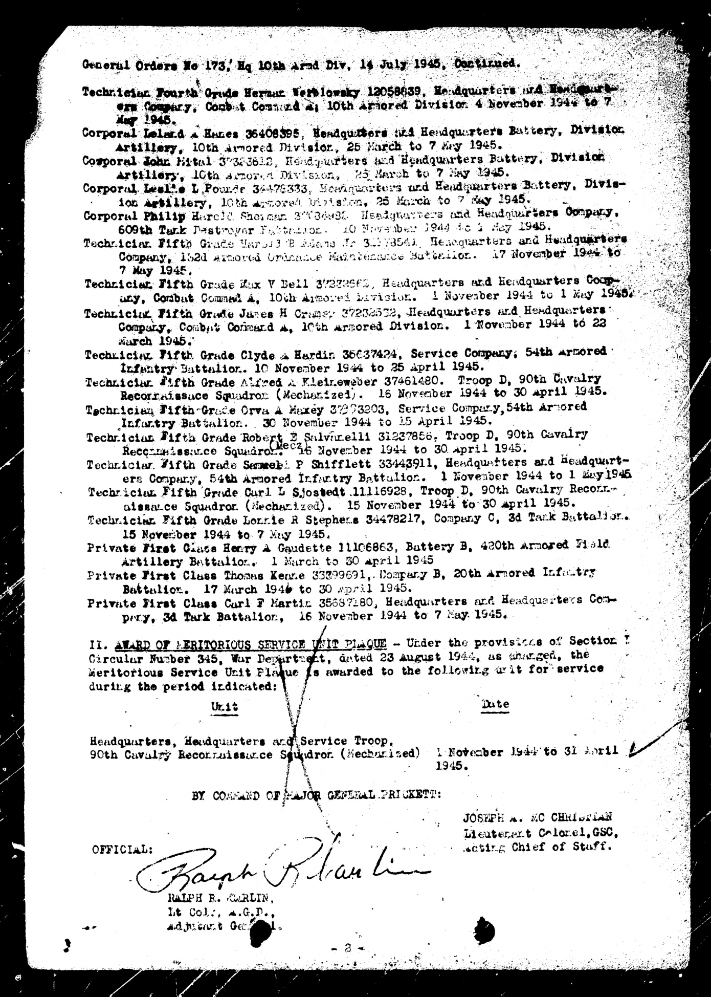 scanned record