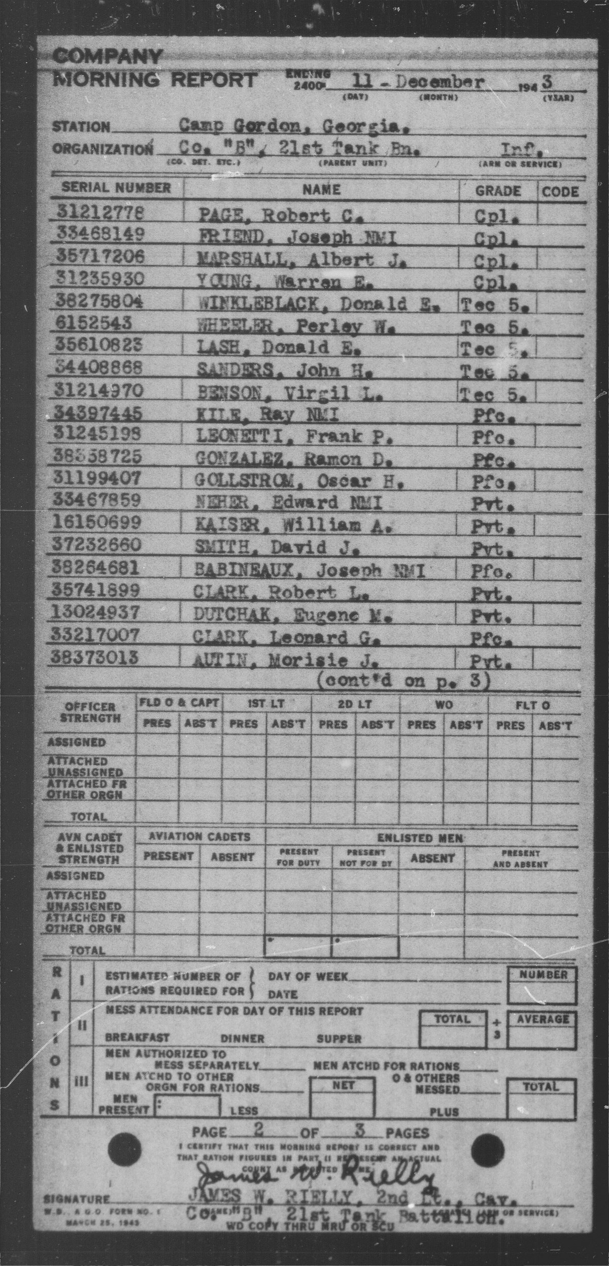 scanned record
