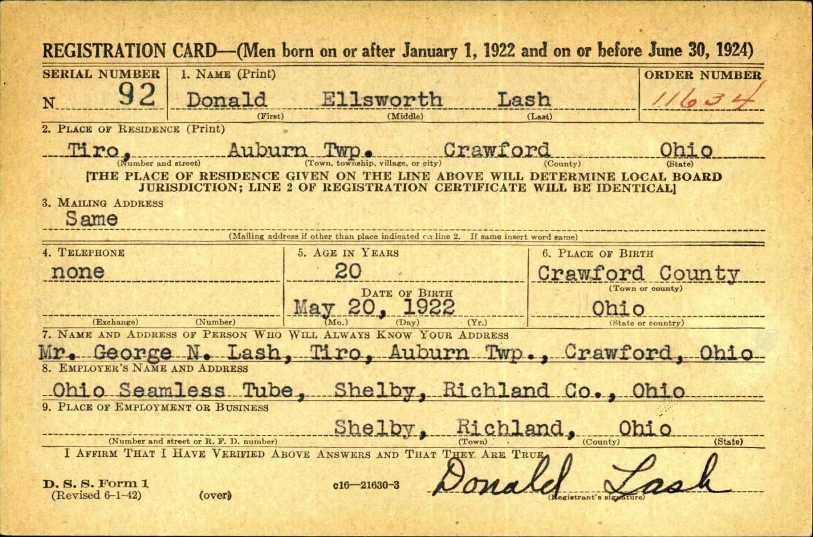 scanned record